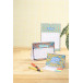 CreaDate Desk wit  aangepaste bureau kalender 
