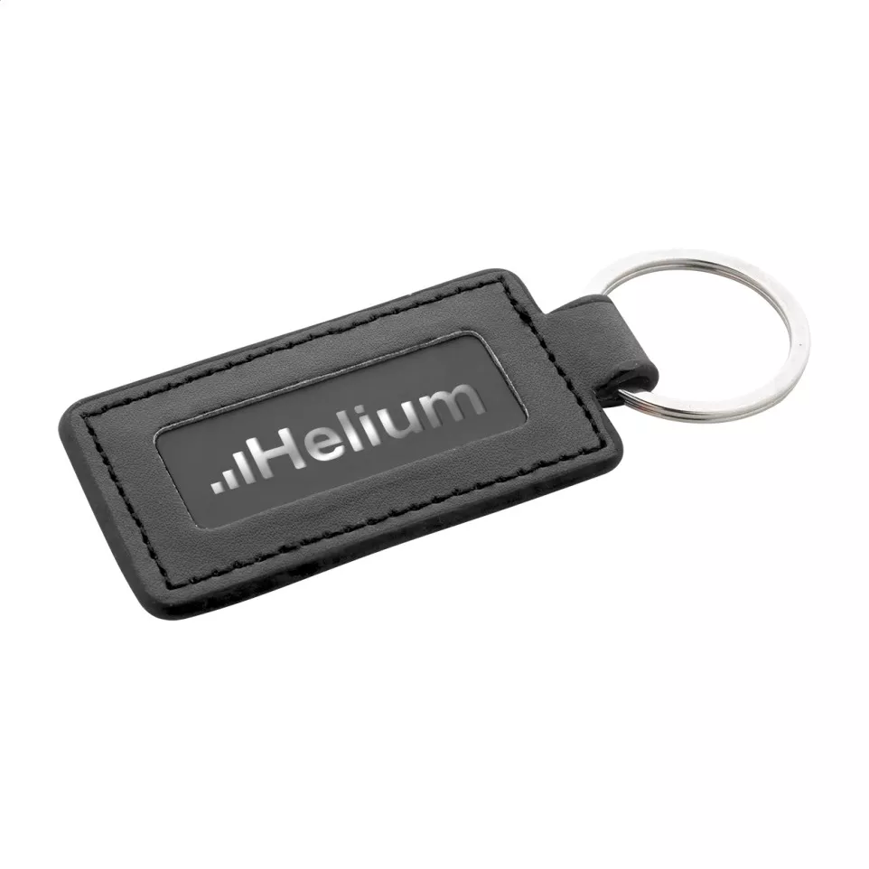 ShineKey Rect zwart  RPU-sleutelhanger 