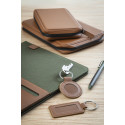 ShineKey Rect brown  RPU keyring 