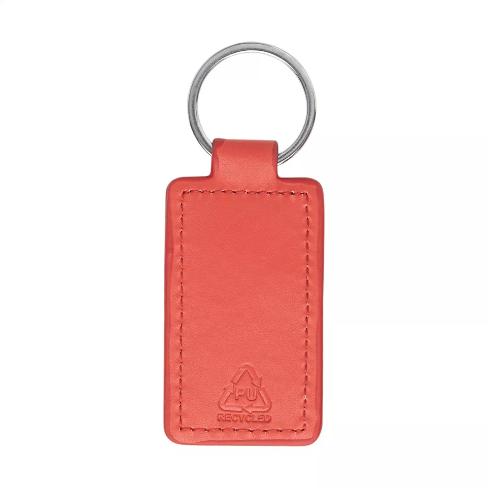 ShineKey Rect red  RPU keyring 