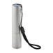 Chargelight Tone argenté  lampe de poche rechargeable en aluminium recyclé 