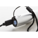 Chargelight Tone argenté  lampe de poche rechargeable en aluminium recyclé 