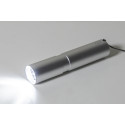 Chargelight Tone silver  recycled aluminium rechargeable torch 
