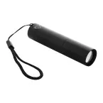 Chargelight Tone zwart  oplaadbare zaklamp van gerecycled aluminium 