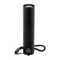 Chargelight Tone noir  lampe de poche rechargeable en aluminium recyclé 