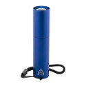 Chargelight Tone blauw  oplaadbare zaklamp van gerecycled aluminium 