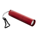 Chargelight Tone rood  oplaadbare zaklamp van gerecycled aluminium 