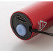 Chargelight Tone rood  oplaadbare zaklamp van gerecycled aluminium 