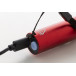 Chargelight Tone rood  oplaadbare zaklamp van gerecycled aluminium 