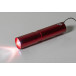 Chargelight Tone rood  oplaadbare zaklamp van gerecycled aluminium 
