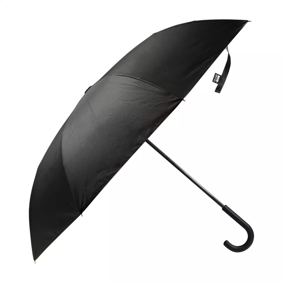 Raura noir  Parapluie réversible RPET 