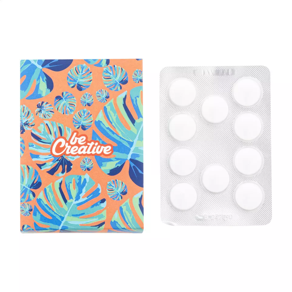 CreaMint 10 white  custom mint candies 