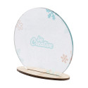 Glophy transparent naturelle Décoration de Noël personnalisablee 