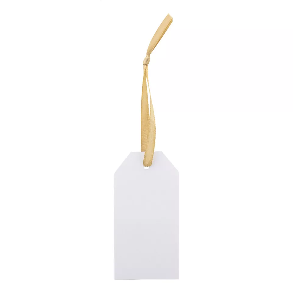 PrinTag white  custom gift tag 