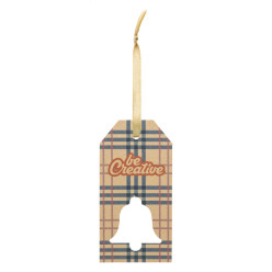 PrinTag Plus Eco white  custom gift tag, bell 