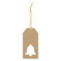 PrinTag Plus Eco white  custom gift tag, bell 