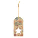 PrinTag Plus Eco white  custom gift tag, star 