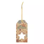 PrinTag Plus Eco blanc  étiquette cadeau personnalisée, étoile 
