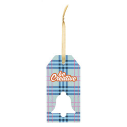 PrinTag Plus white  custom gift tag, bell 