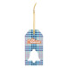 PrinTag Plus white  custom gift tag, bell 