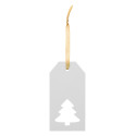 PrinTag Plus white  custom gift tag, Christmas tree 