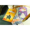 PrinTag Plus white  custom gift tag, star 