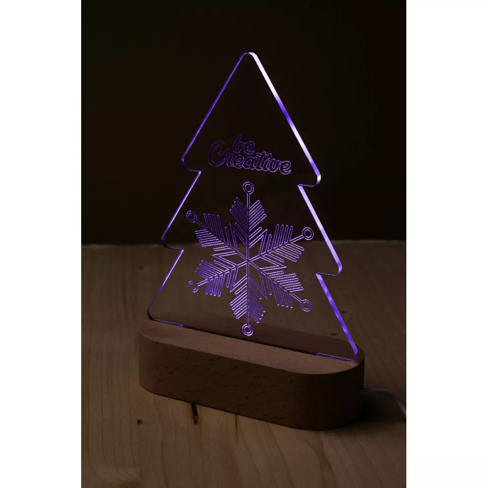 Woodify Xmas transparent natural...