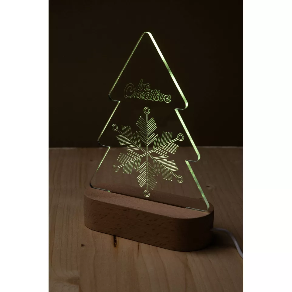 Woodify Xmas transparent natural...