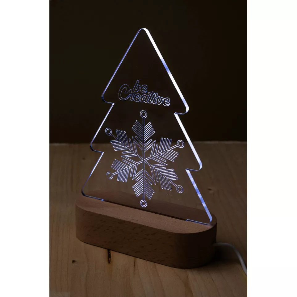 Woodify Xmas transparent natural...