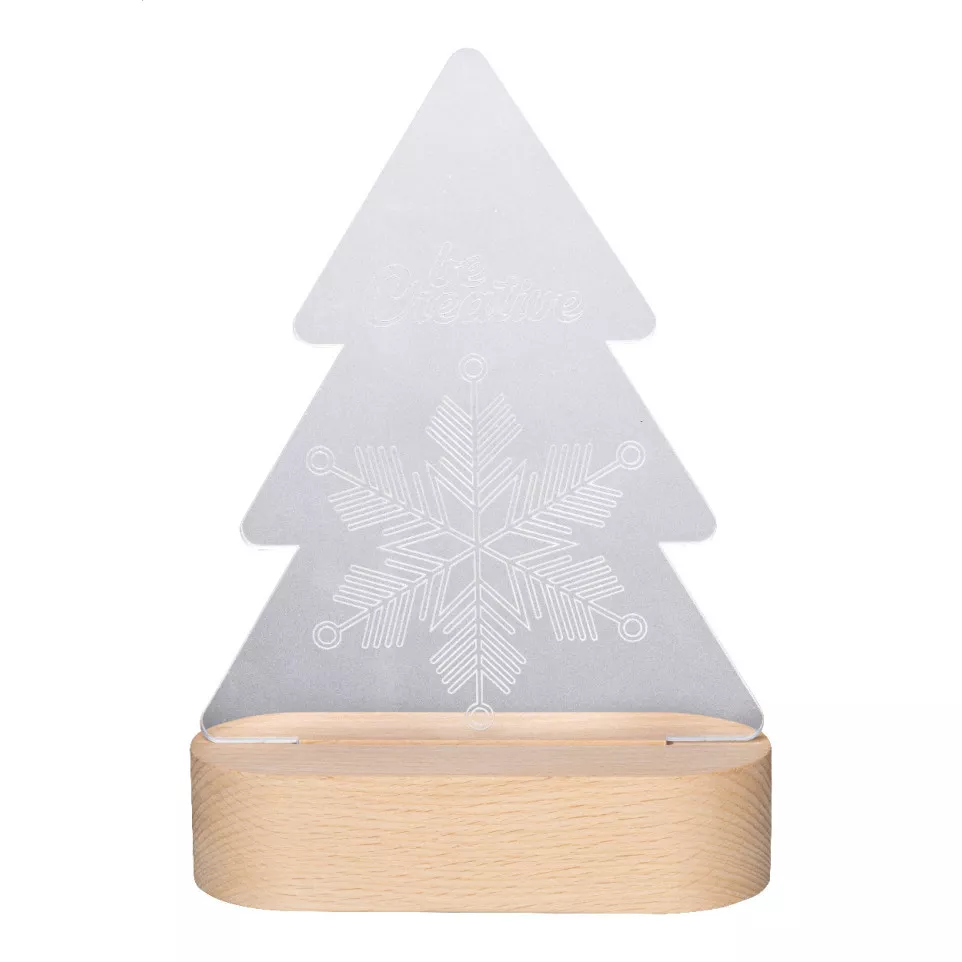 Woodify Xmas transparent natural...