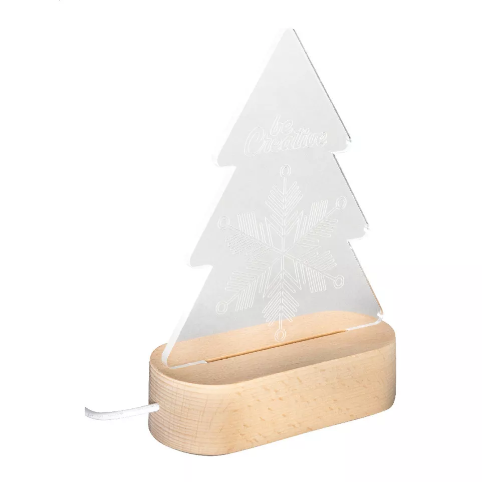 Woodify Xmas transparent natural...