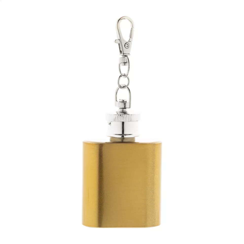 Vasco gold  RSS hip flask keyring 