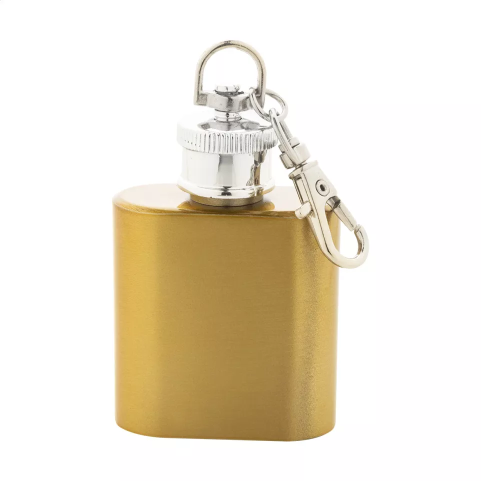 Vasco goud  RSS heupfles sleutelhanger 