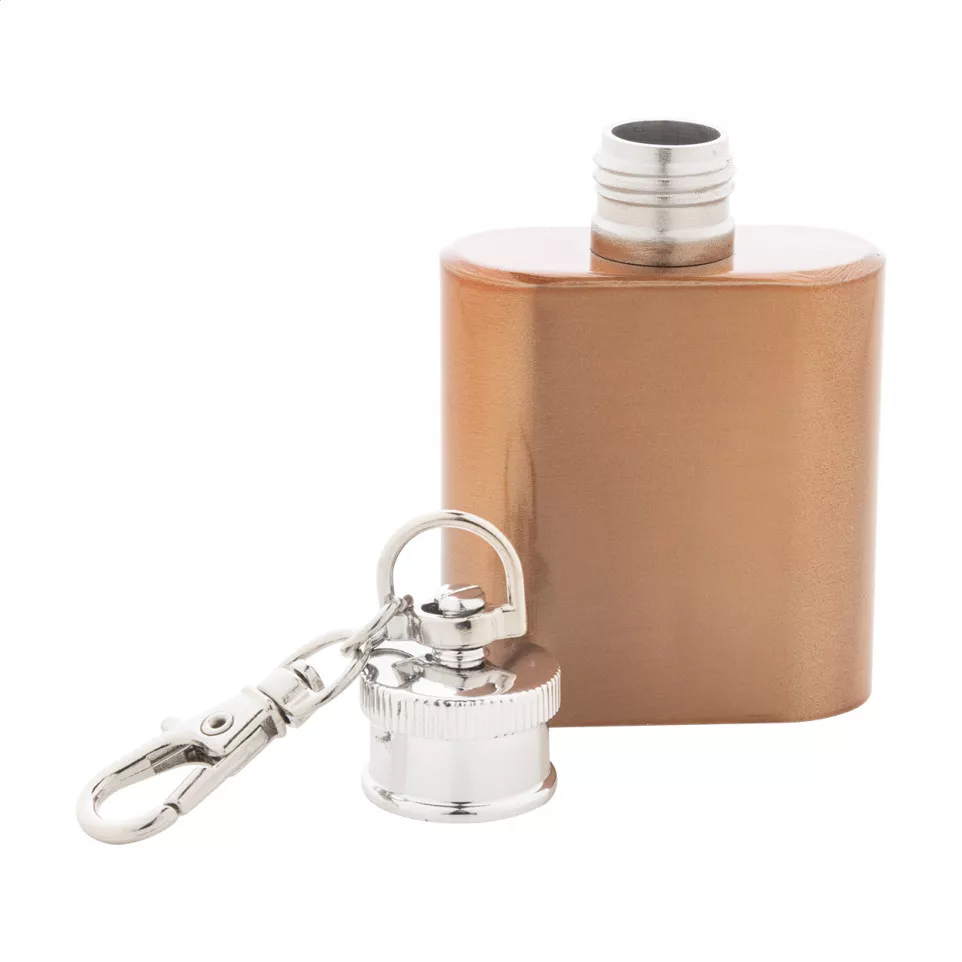 Vasco rose  RSS hip flask keyring 