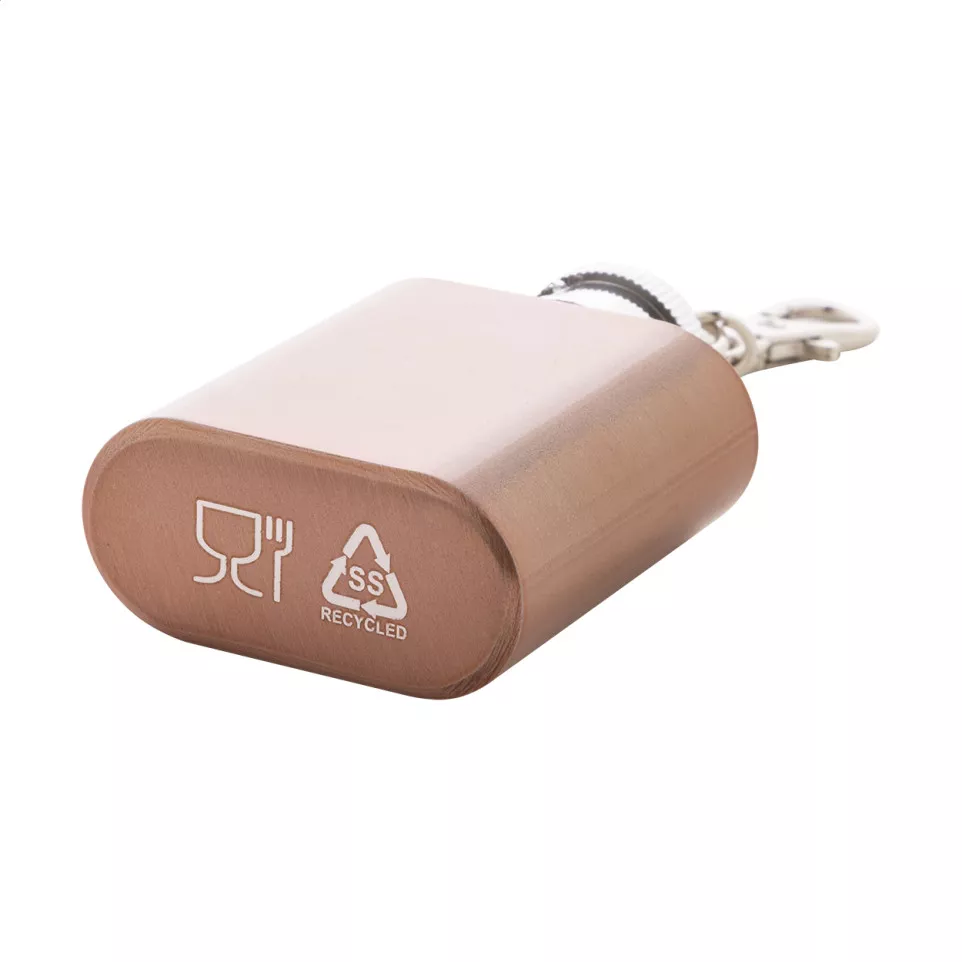 Vasco rose  RSS hip flask keyring 