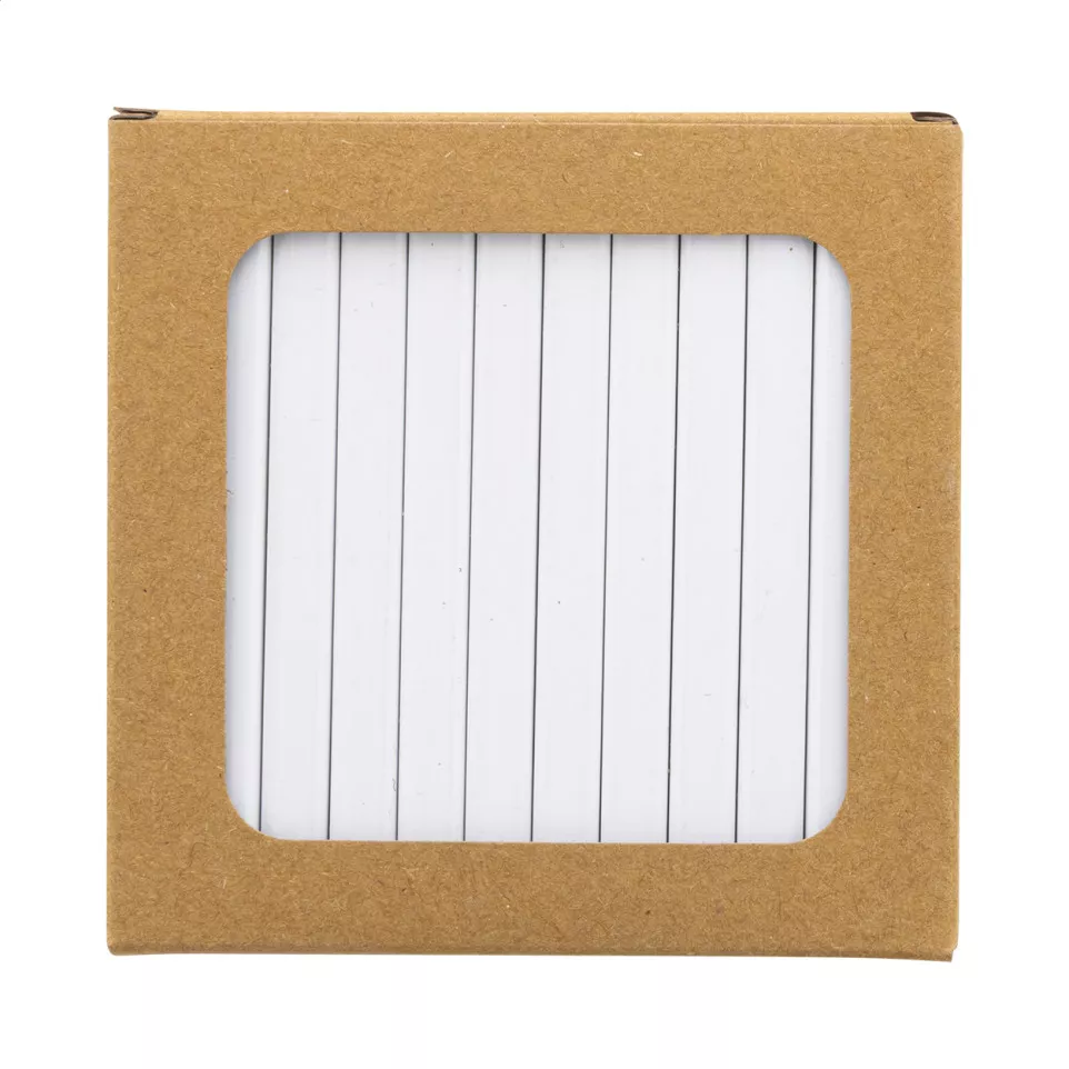 Printcil white  12 pc pencil set 