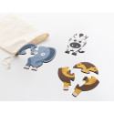 Zoofrik meerkleurig  puzzelgame, dieren 