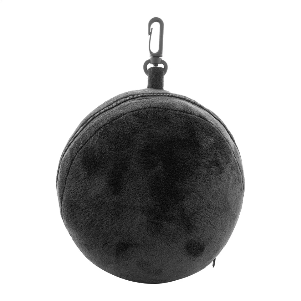 Dreamfly black  RPET travel pillow 