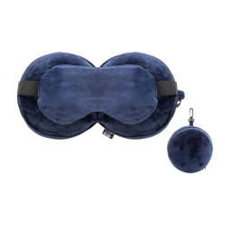 Dreamfly dark blue  RPET travel pillow 