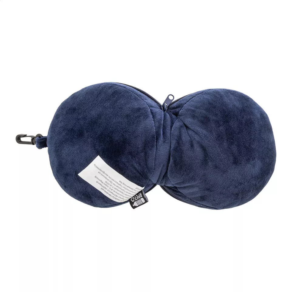 Dreamfly dark blue  RPET travel pillow 