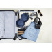 Dreamfly dark blue  RPET travel pillow 