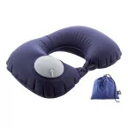 Jetpump bleu foncé  Oreiller de voyage en RPET 