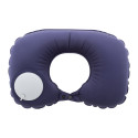 Jetpump dark blue  RPET travel pillow 