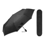 Ouragan black  RPET umbrella 