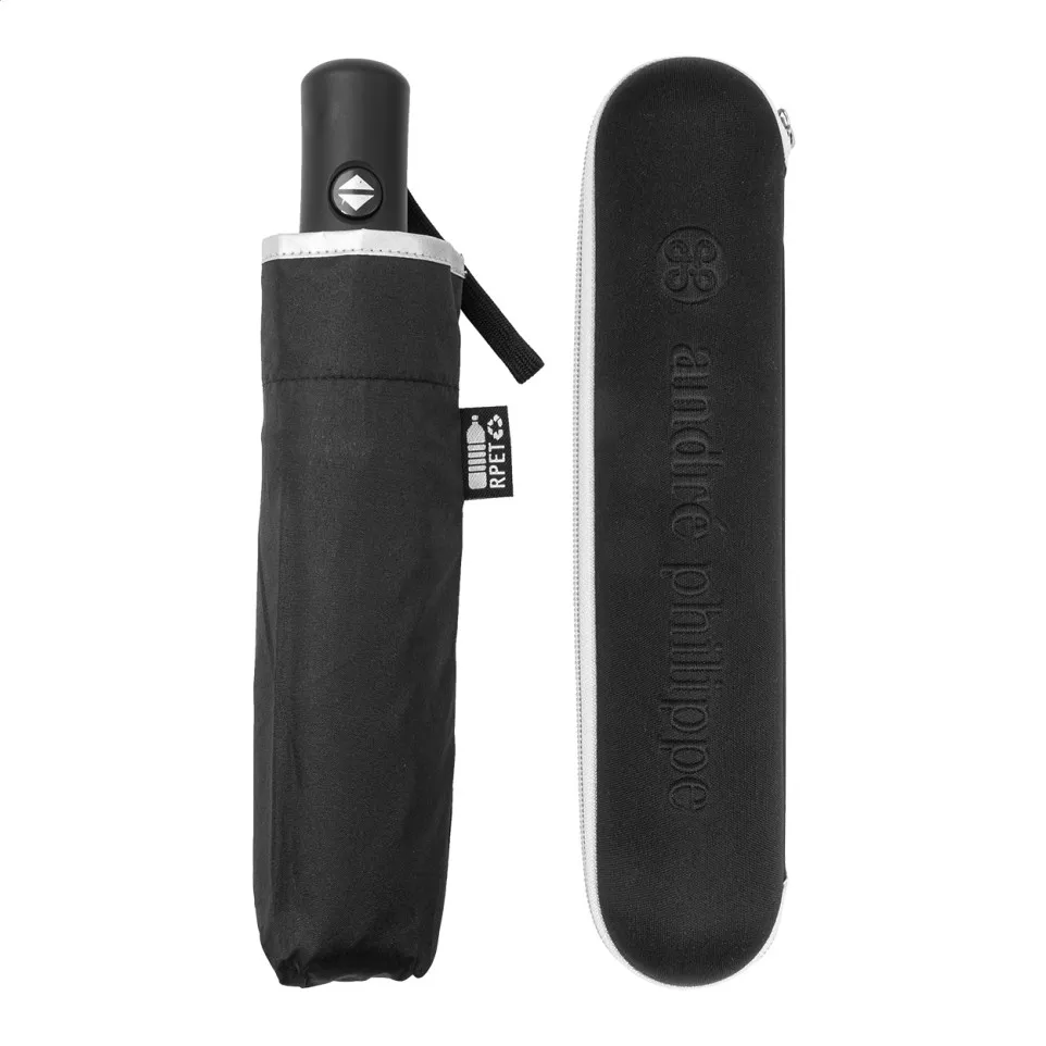 Ouragan black  RPET umbrella 