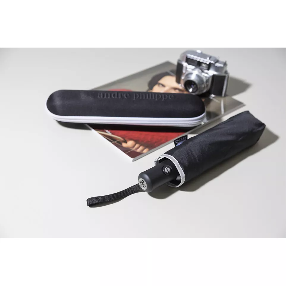 Ouragan black  RPET umbrella 