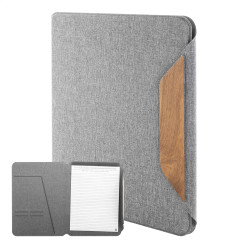 Wapudo A4 gris  porte-documents RPET 