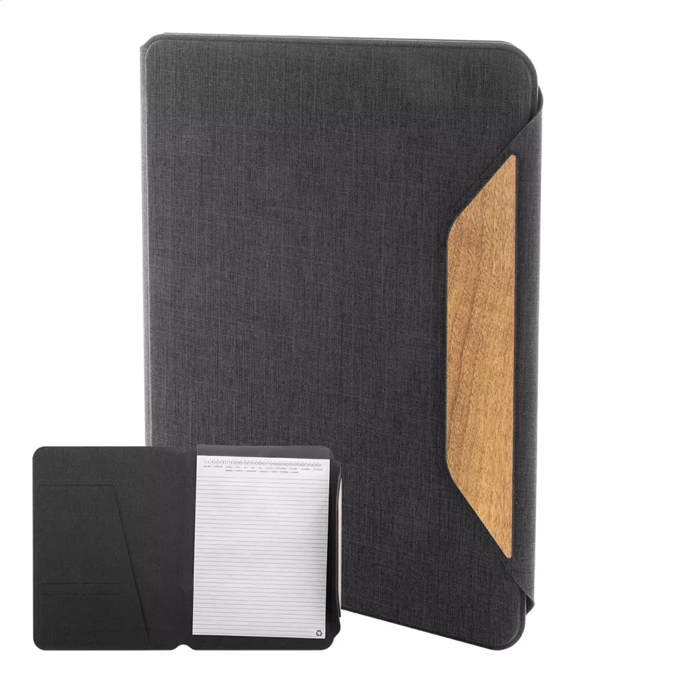 Wapudo A4 black  RPET document folder 