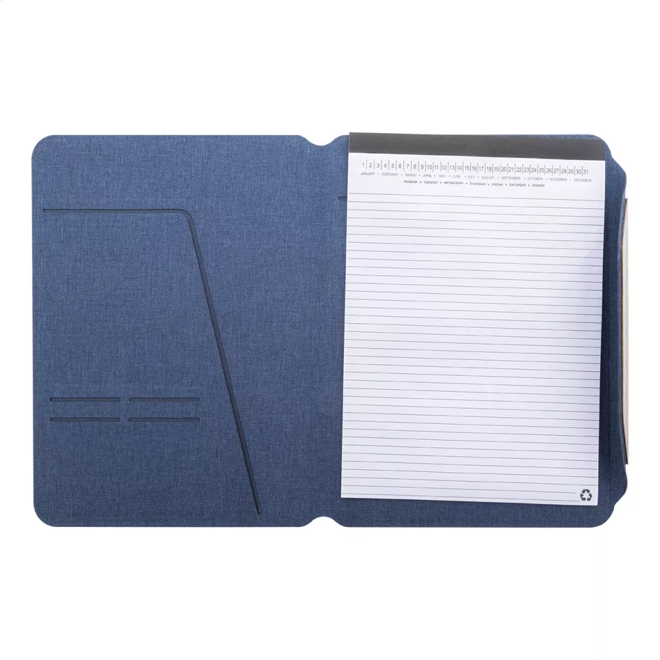Wapudo A4 blue  RPET document folder 