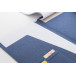 Wapudo A4 blue  RPET document folder 